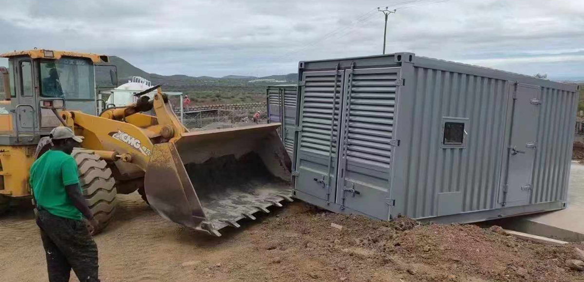 Контейнерный генератор, развернутый в зарубежном проекте