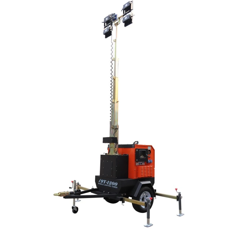 Световая башня ручного толчка