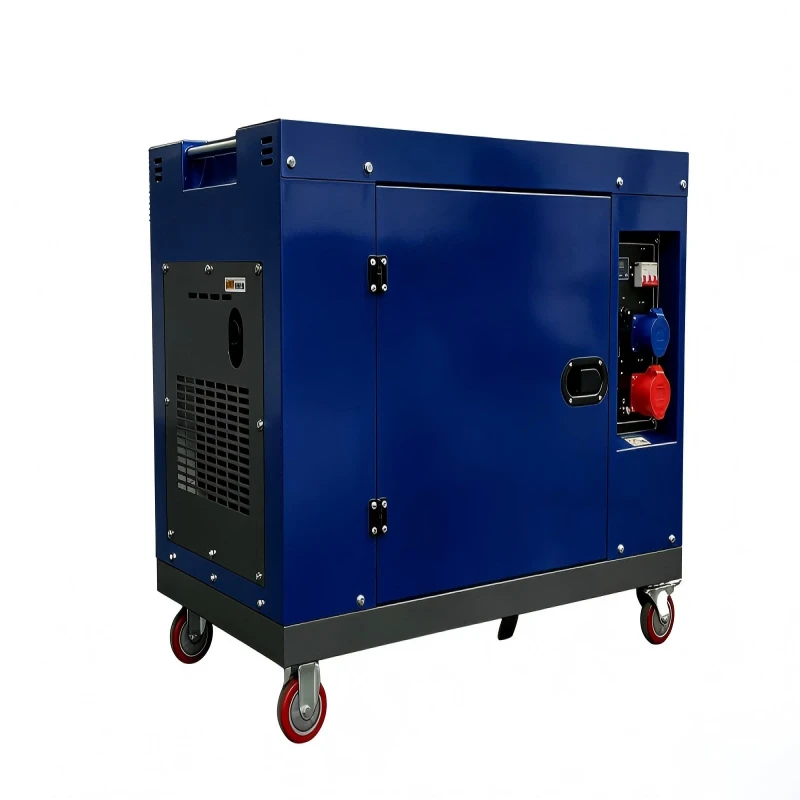 Бесшумный дизельный генератор мощностью 7 кВт, 8 кВт